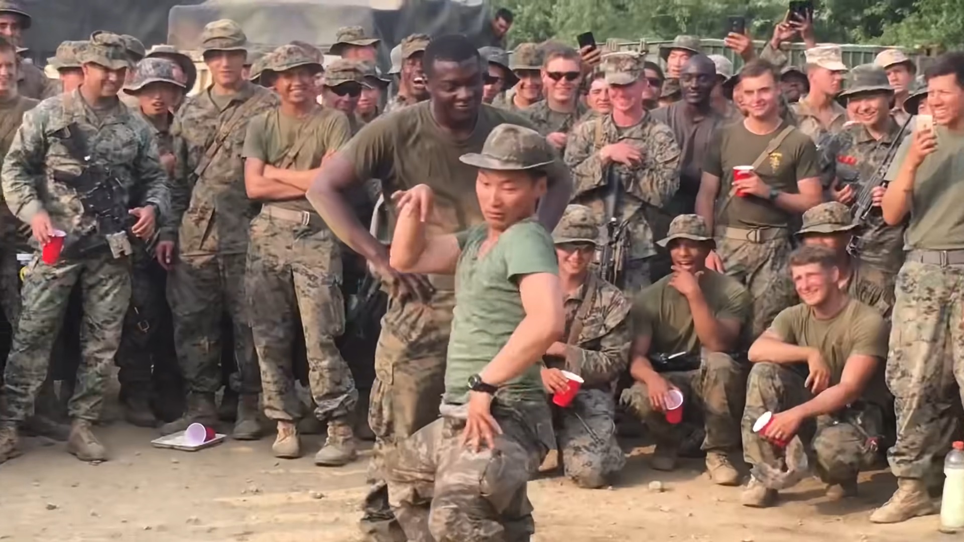 US Marines have a dance off with South Korean Marines 3 28 screenshot